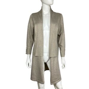 Vila Milano Women’s Taupe Open Front Cardigan